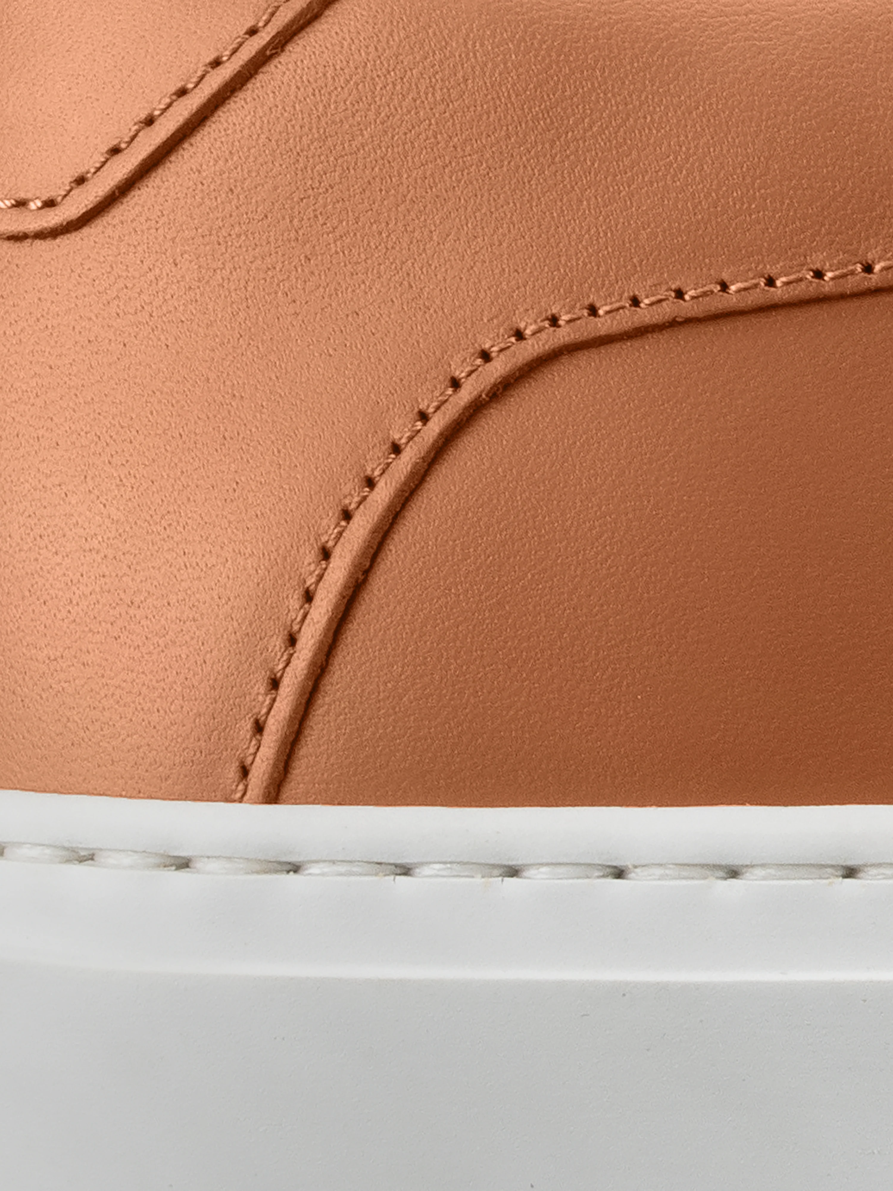 Capri Leather Sneaker in Castagna - Image 5