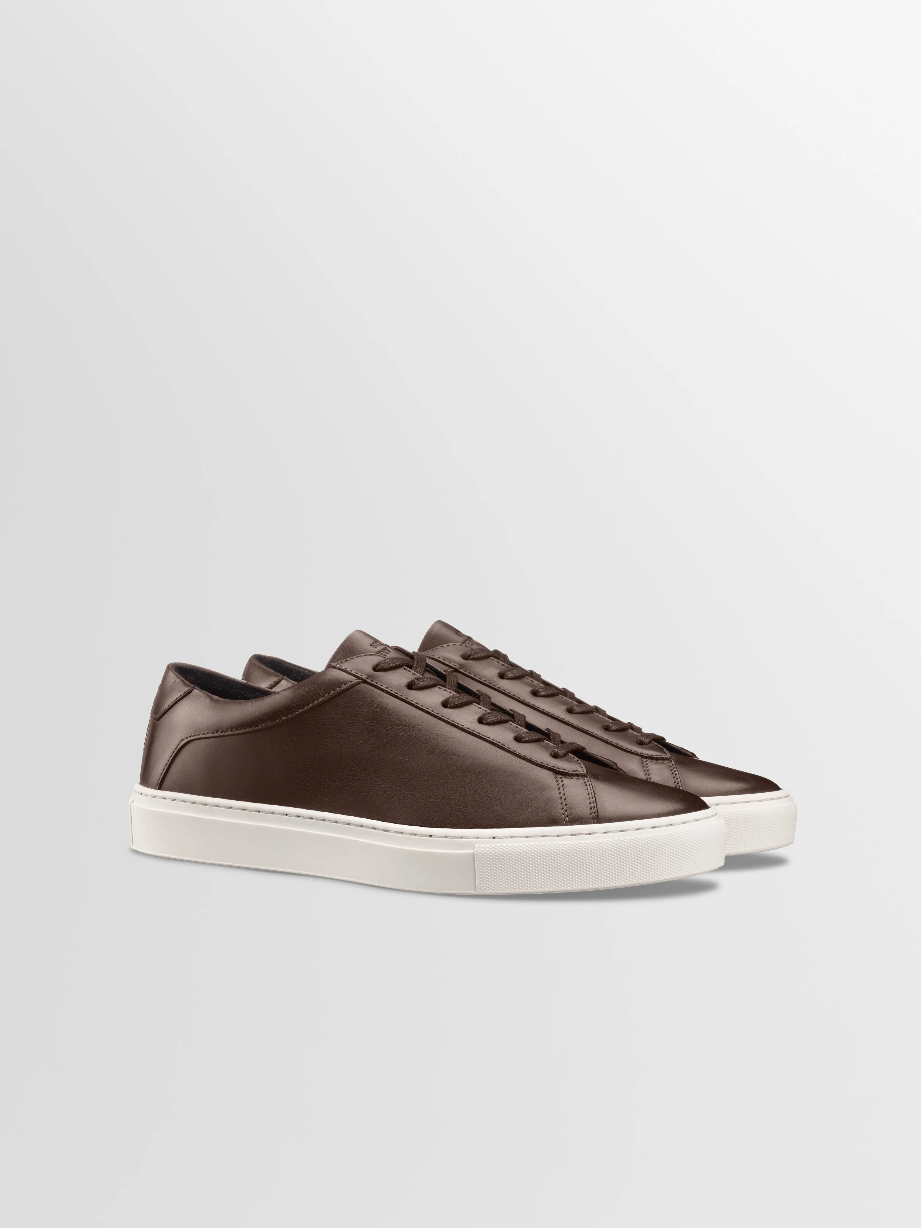 Capri Leather Sneaker in Cocoa - Image 2