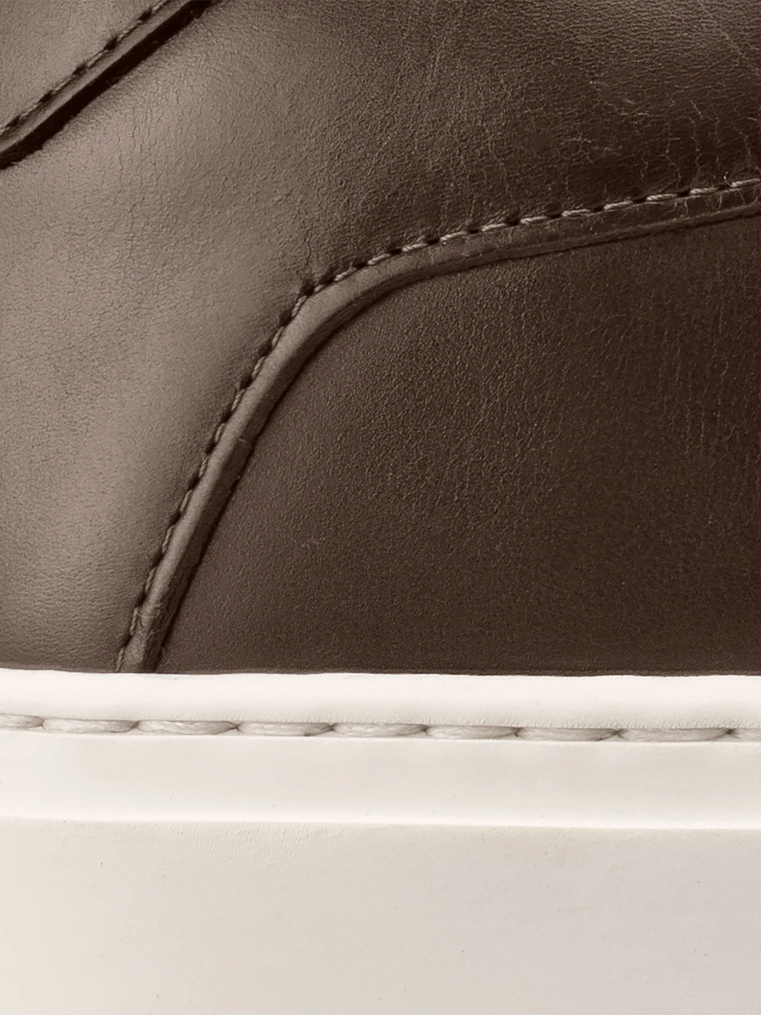 Capri Leather Sneaker in Cocoa - Image 5