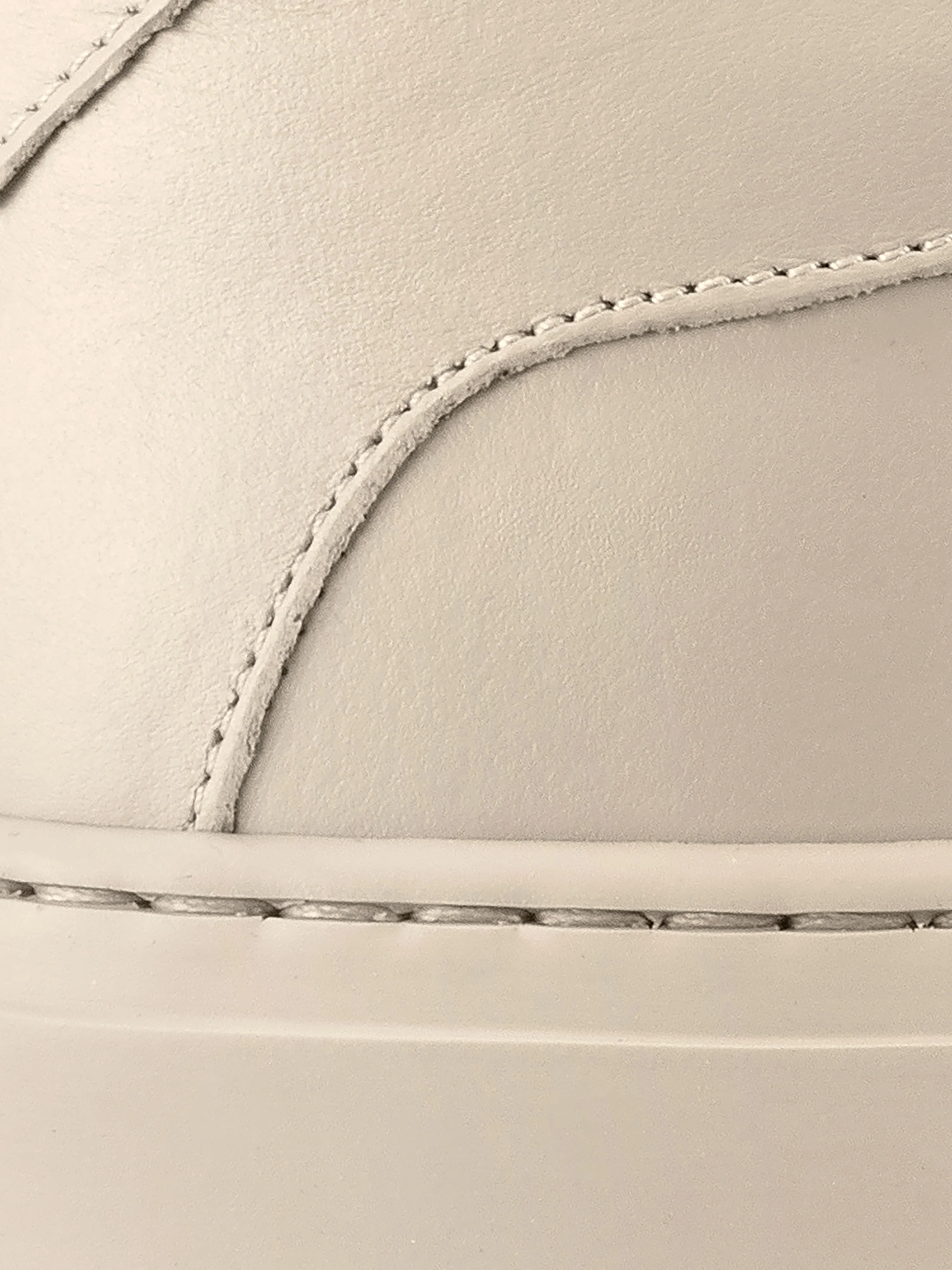 Capri Leather Sneaker in Limestone - Image 5