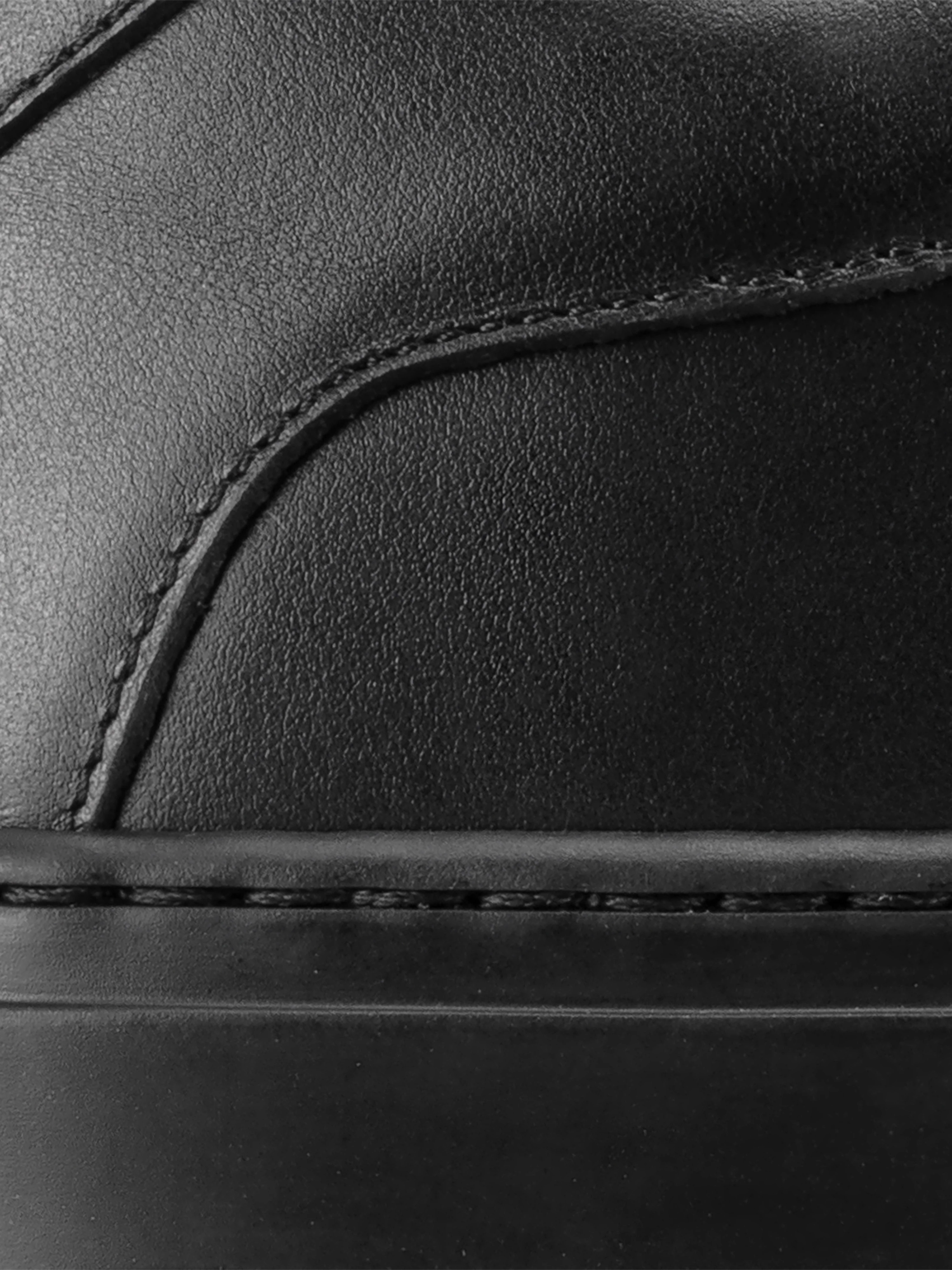 Capri Leather Sneaker in Nero Wide Fit - Image 5