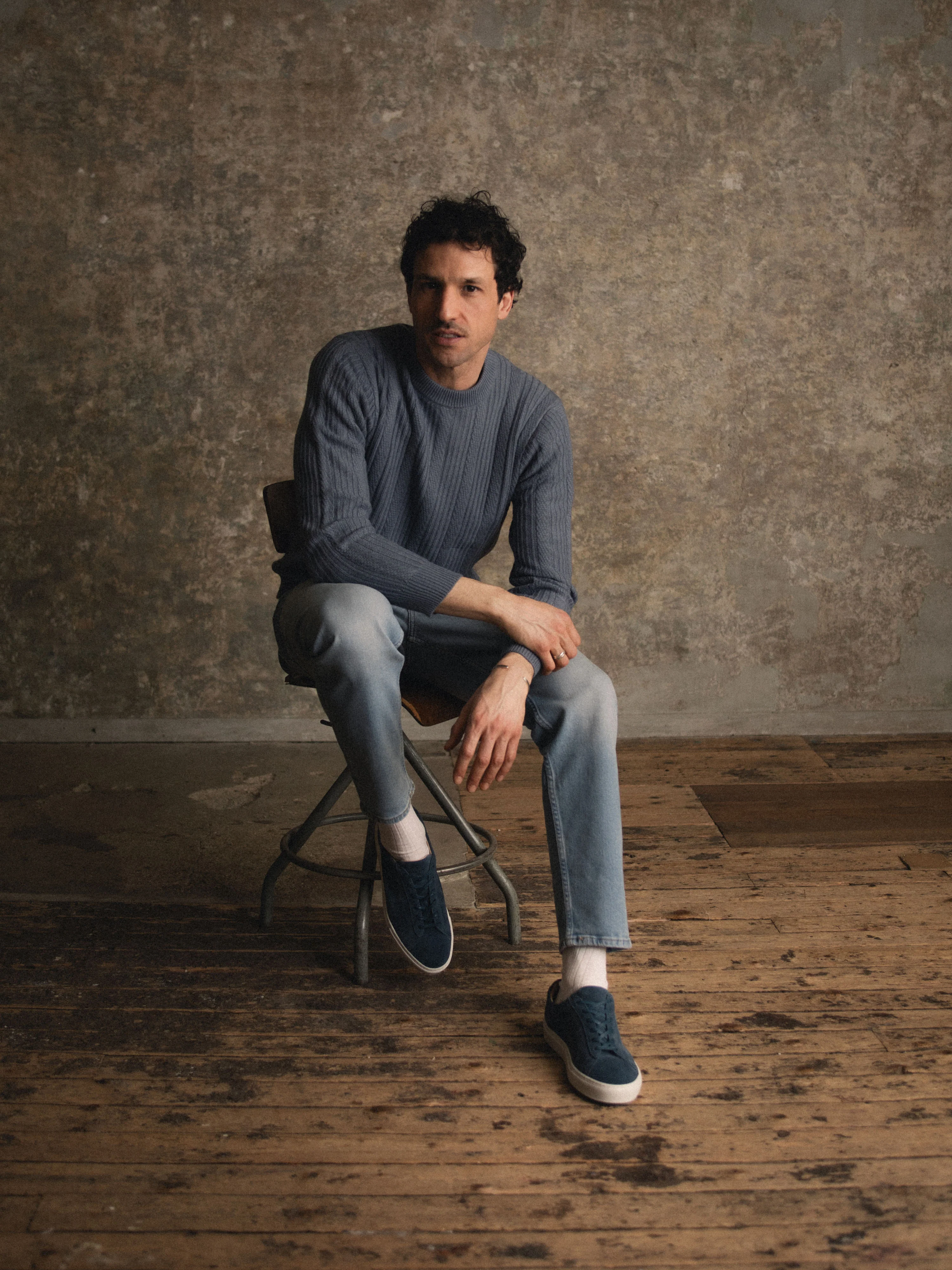 Capri Suede Sneaker in Indigo - Image 7