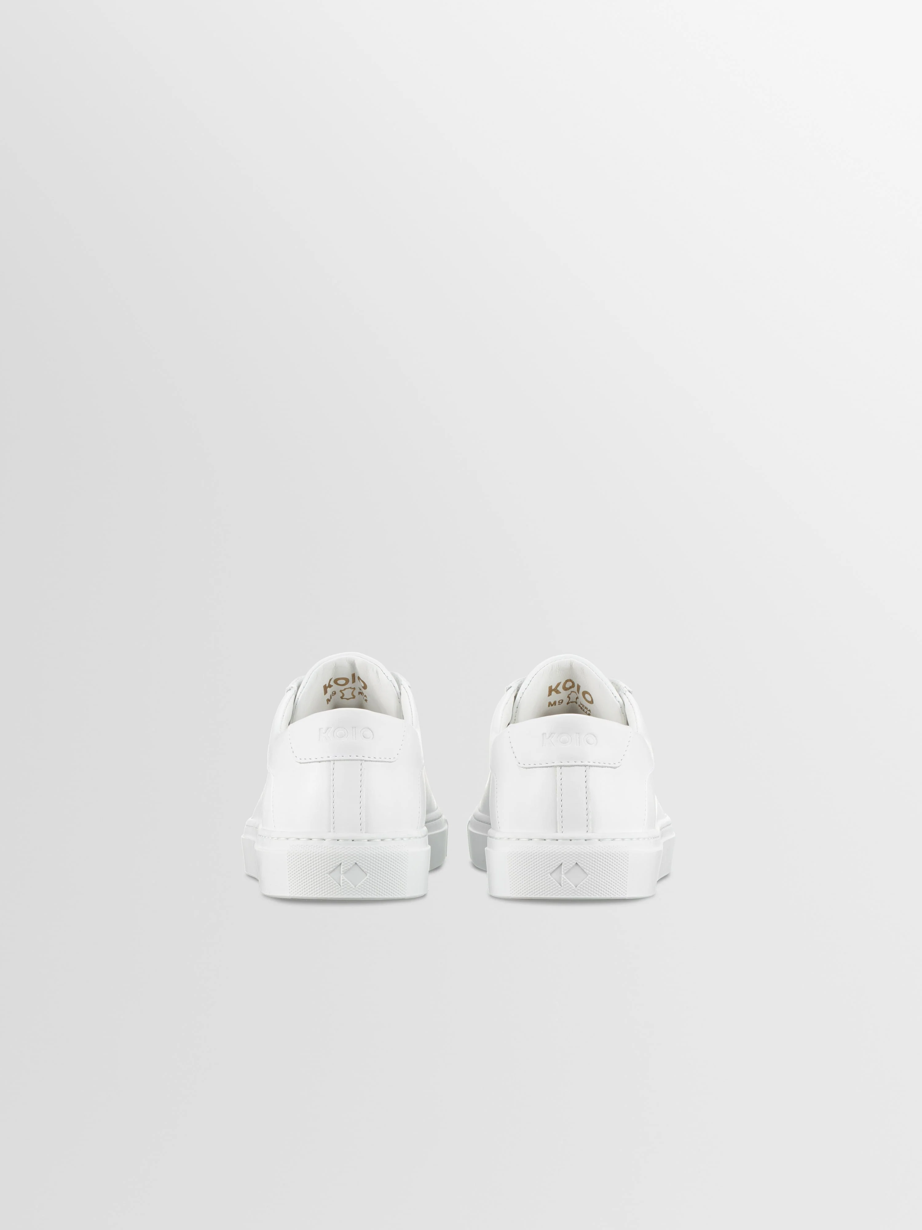 Capri Leather Sneaker in Triple White - Image 4