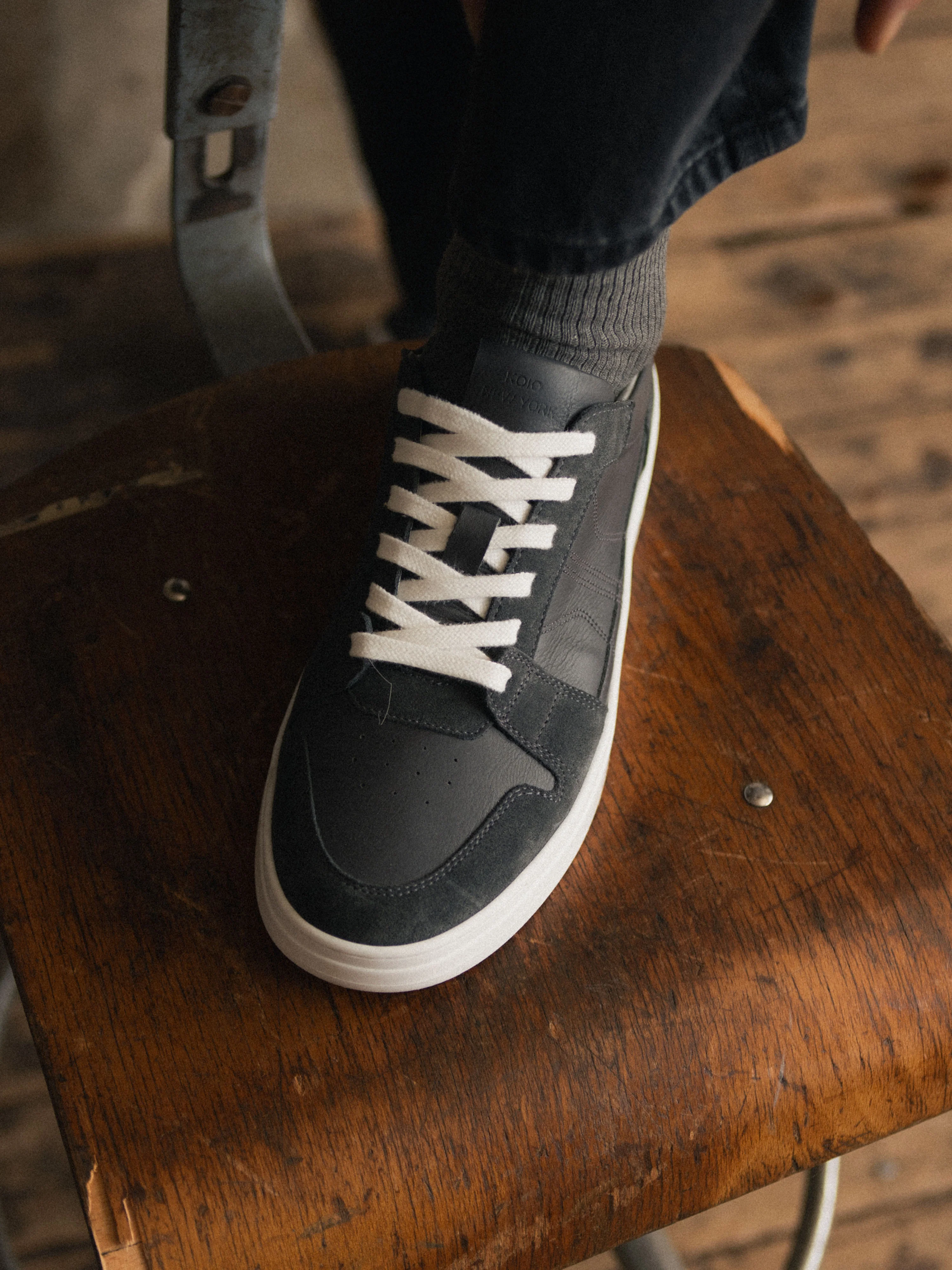 Carrara Suede Sneaker in Basalt - Image 8