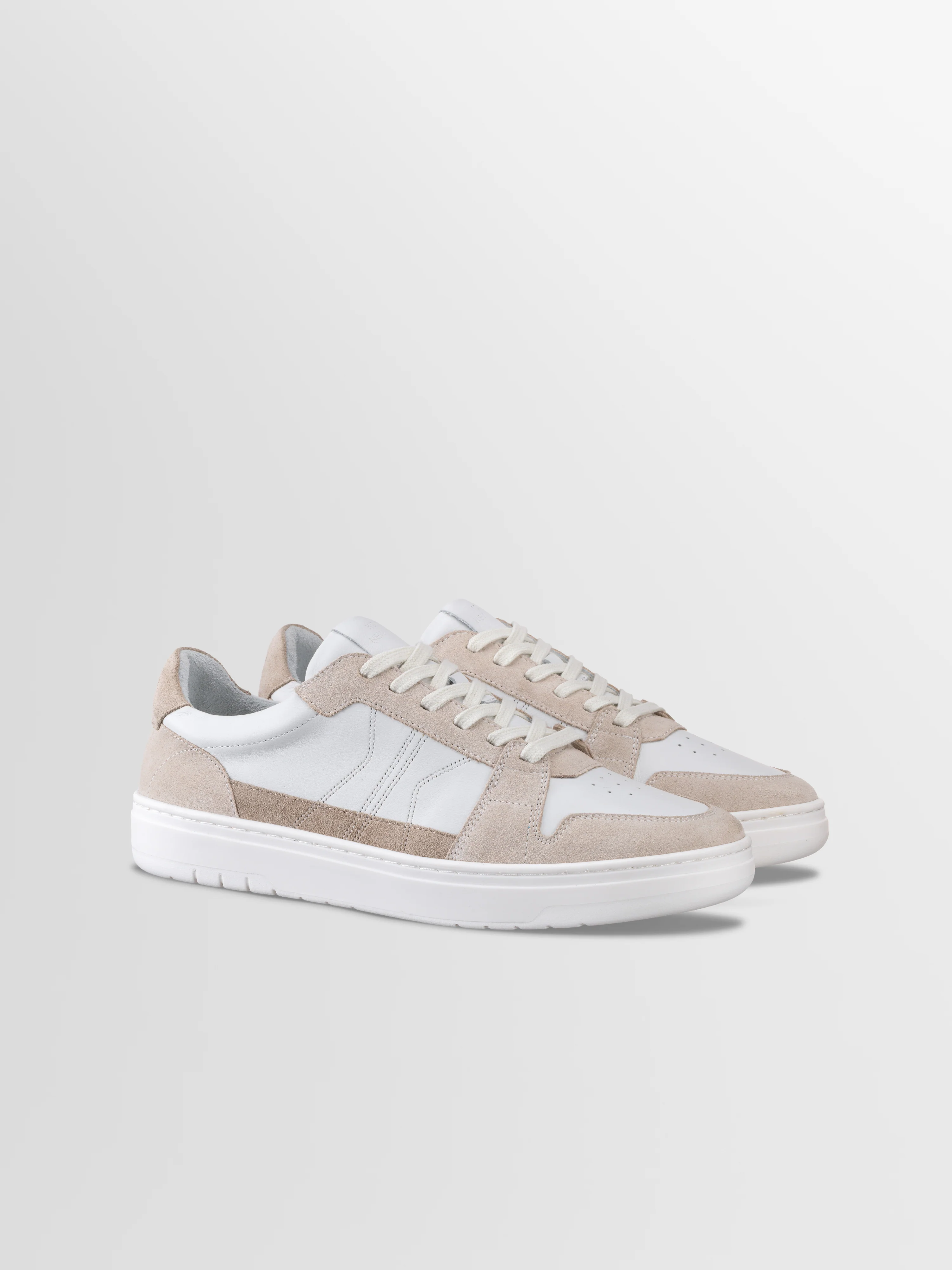 Carrara Suede Sneaker in Oyster - Image 2