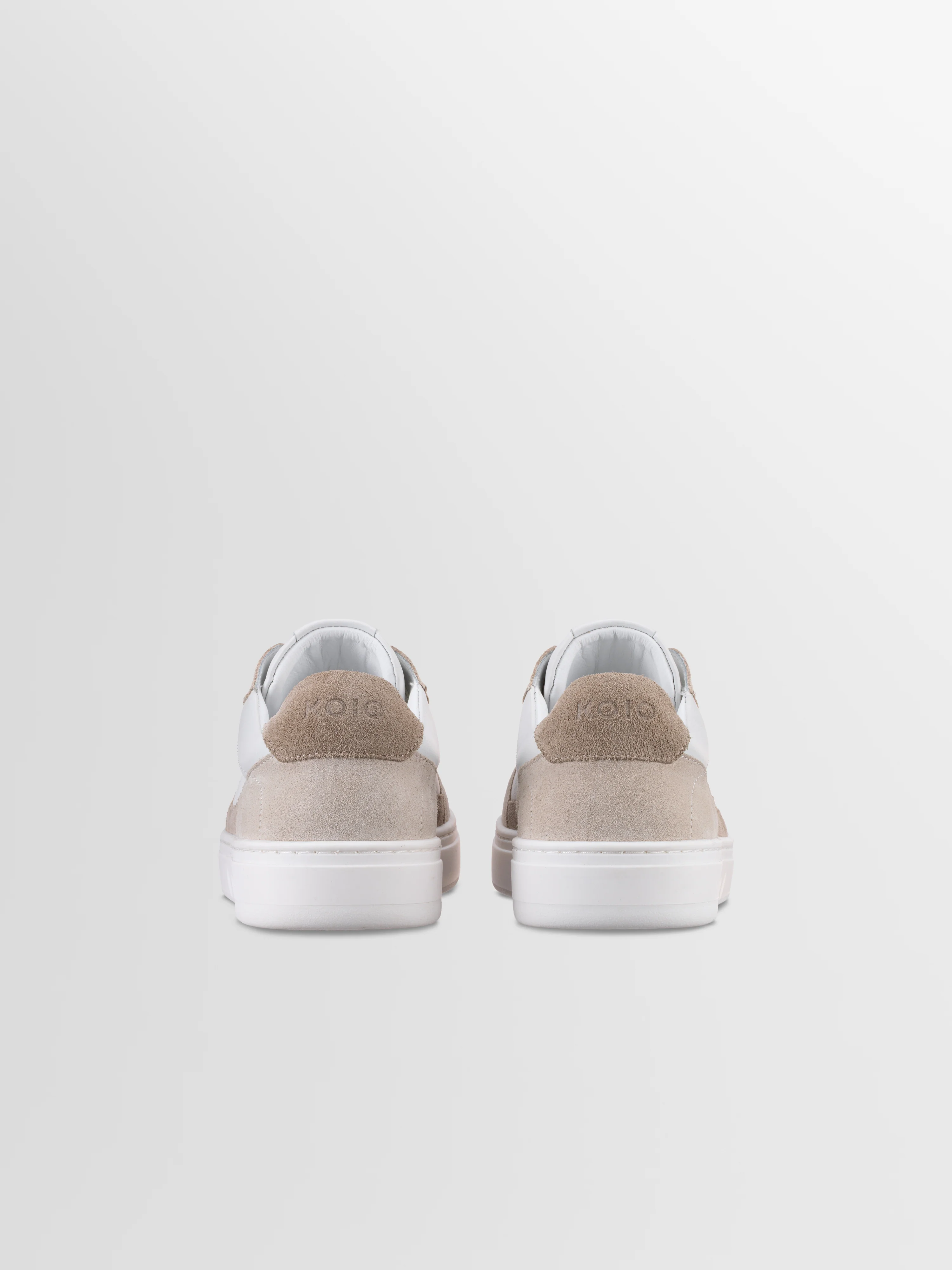 Carrara Suede Sneaker in Oyster - Image 4