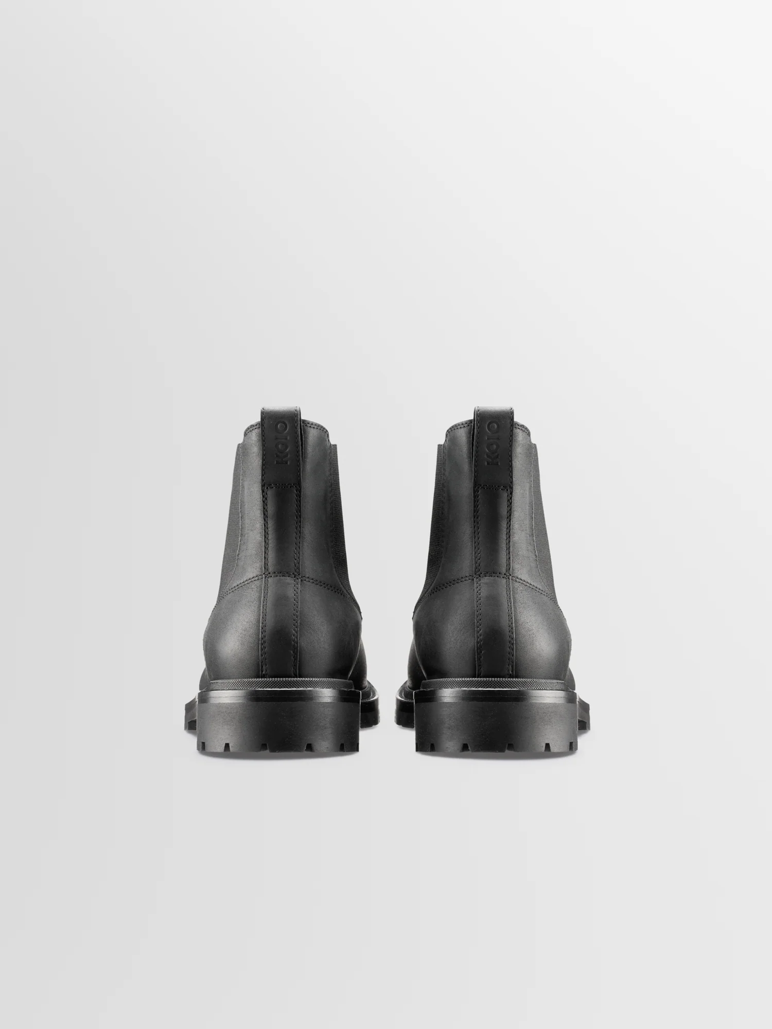 Fermo Leather Boot in Nero - Image 4