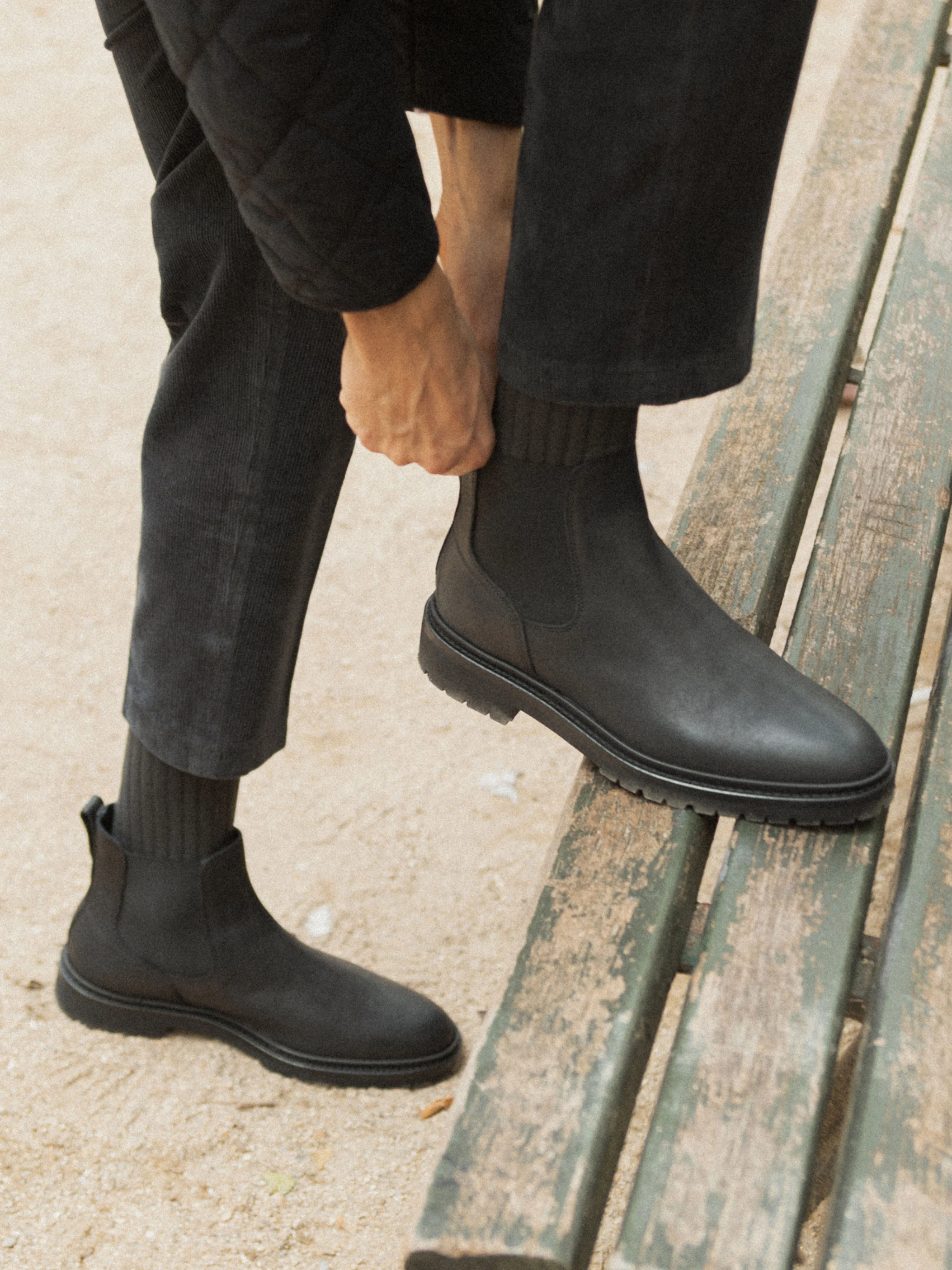Fermo Leather Boot in Nero - Image 8