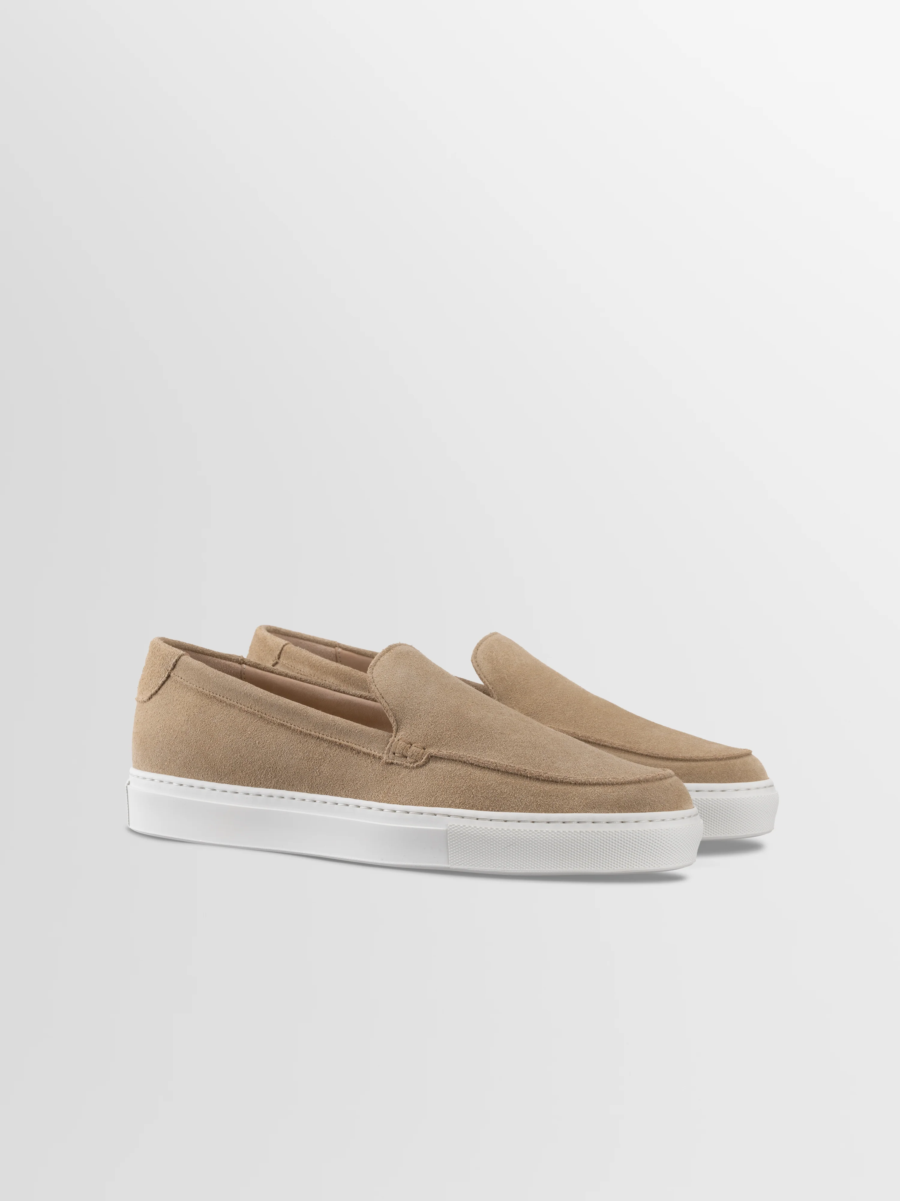 Lido Suede Loafer in Fawn - Image 2