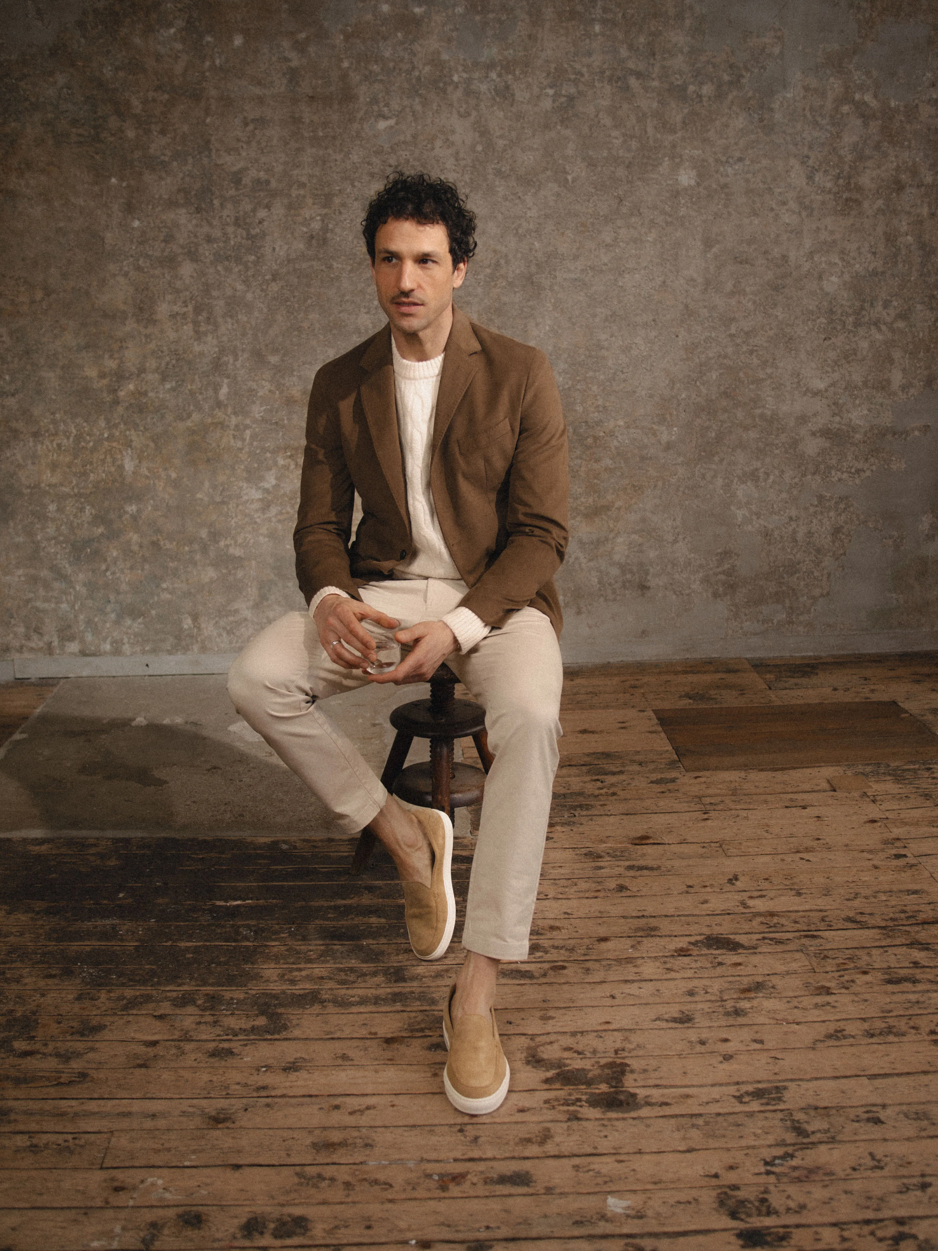 Lido Suede Loafer in Fawn - Image 7