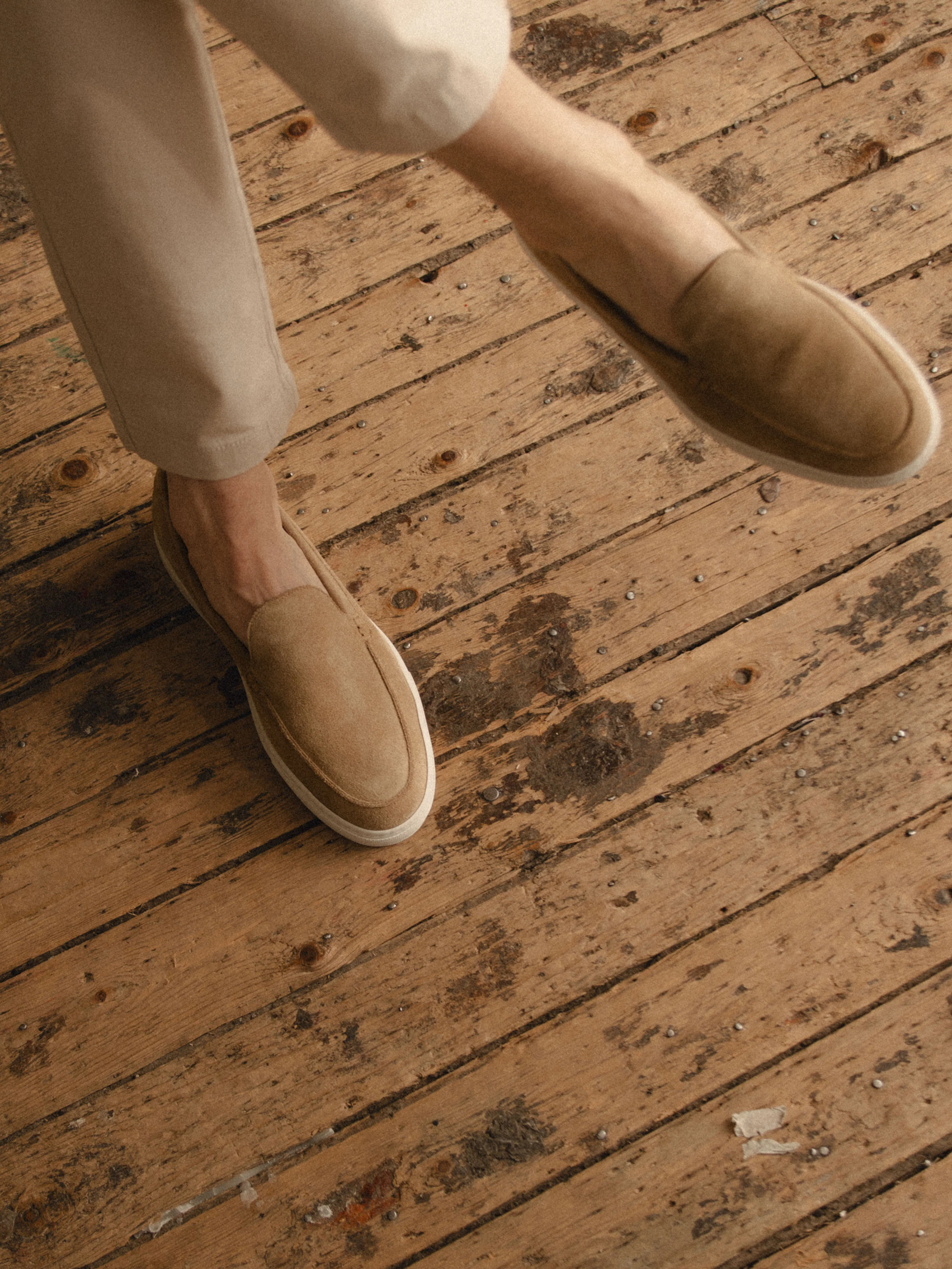Lido Suede Loafer in Fawn - Image 8