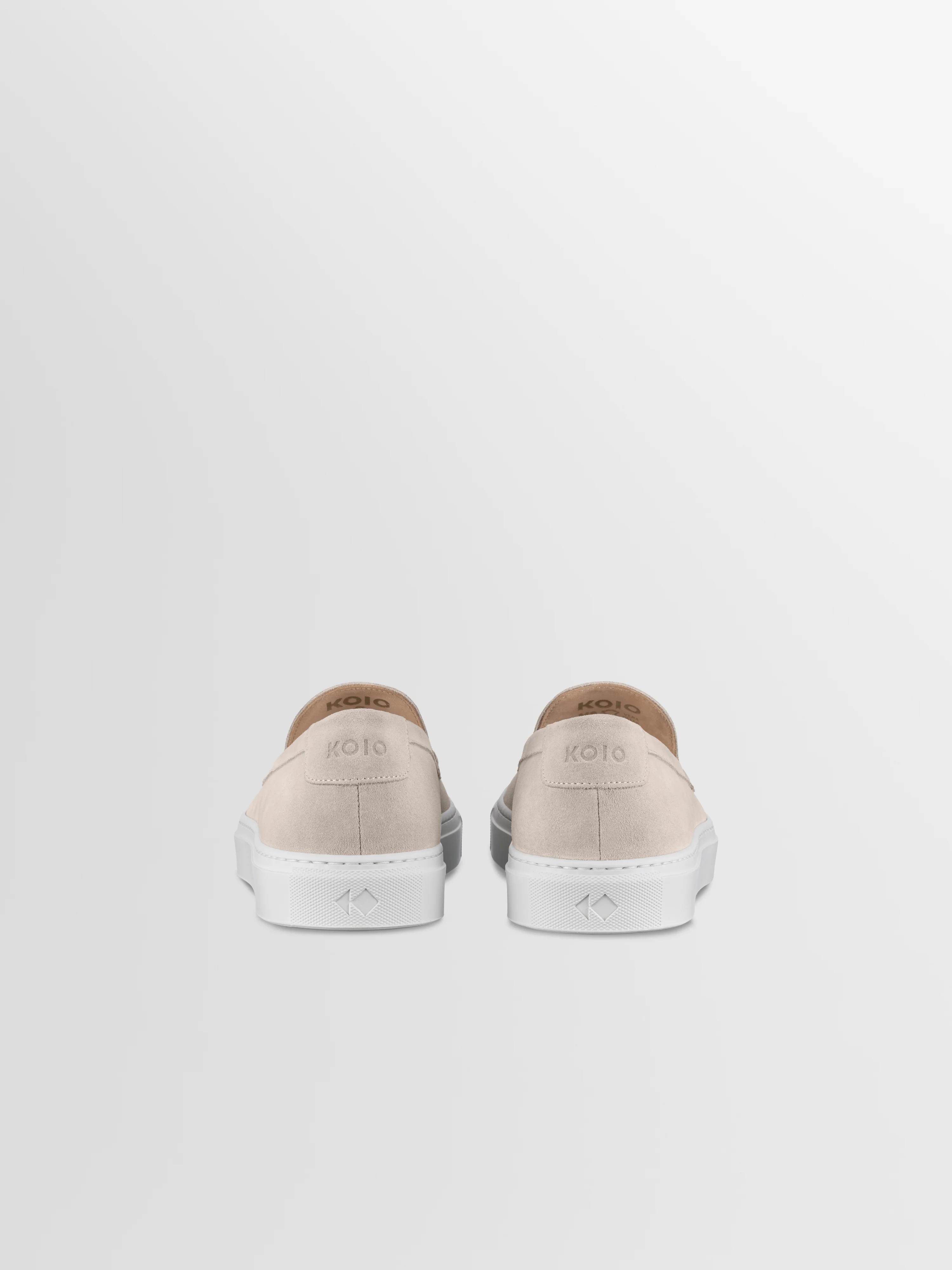 Lido Suede Loafer in Ivory - Image 4
