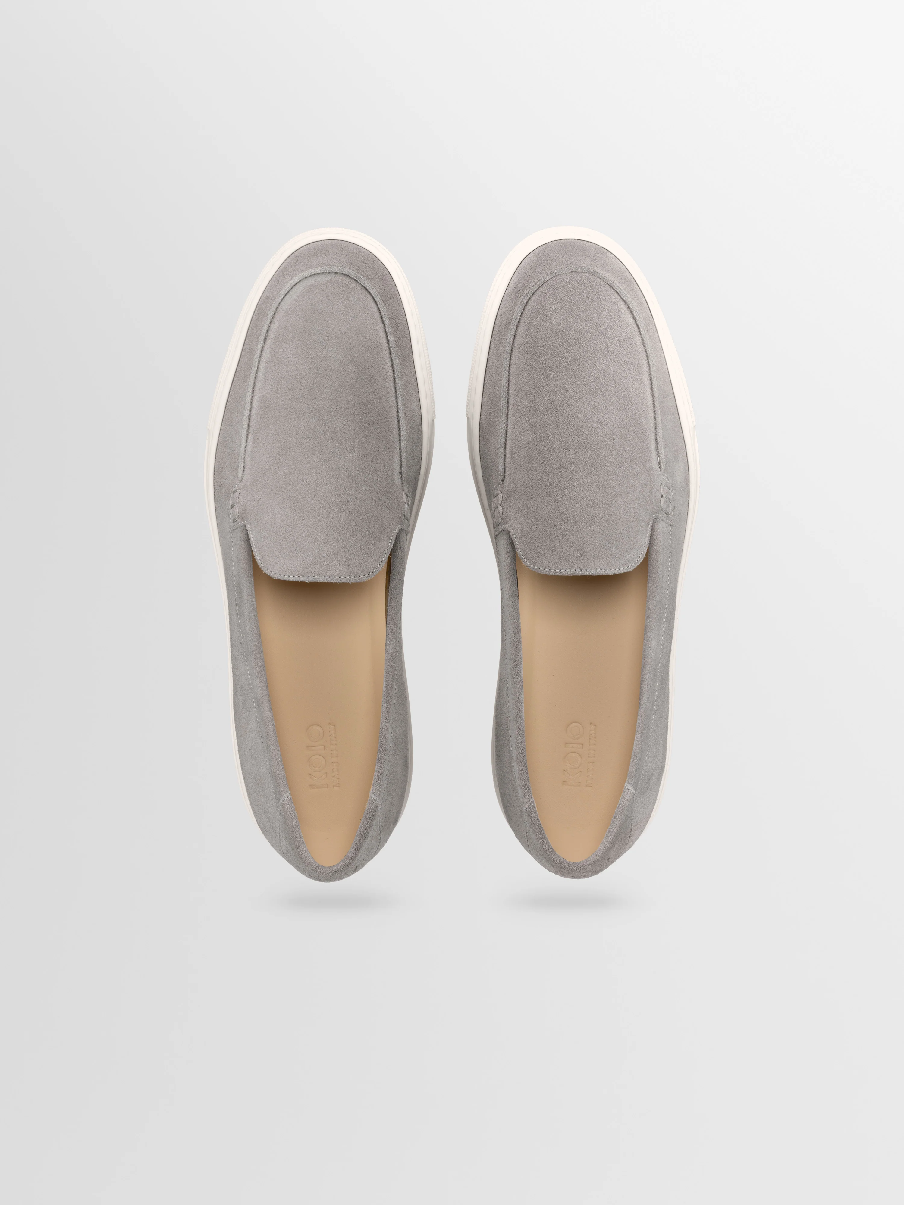 Lido Suede Loafer in Mineral - Image 3