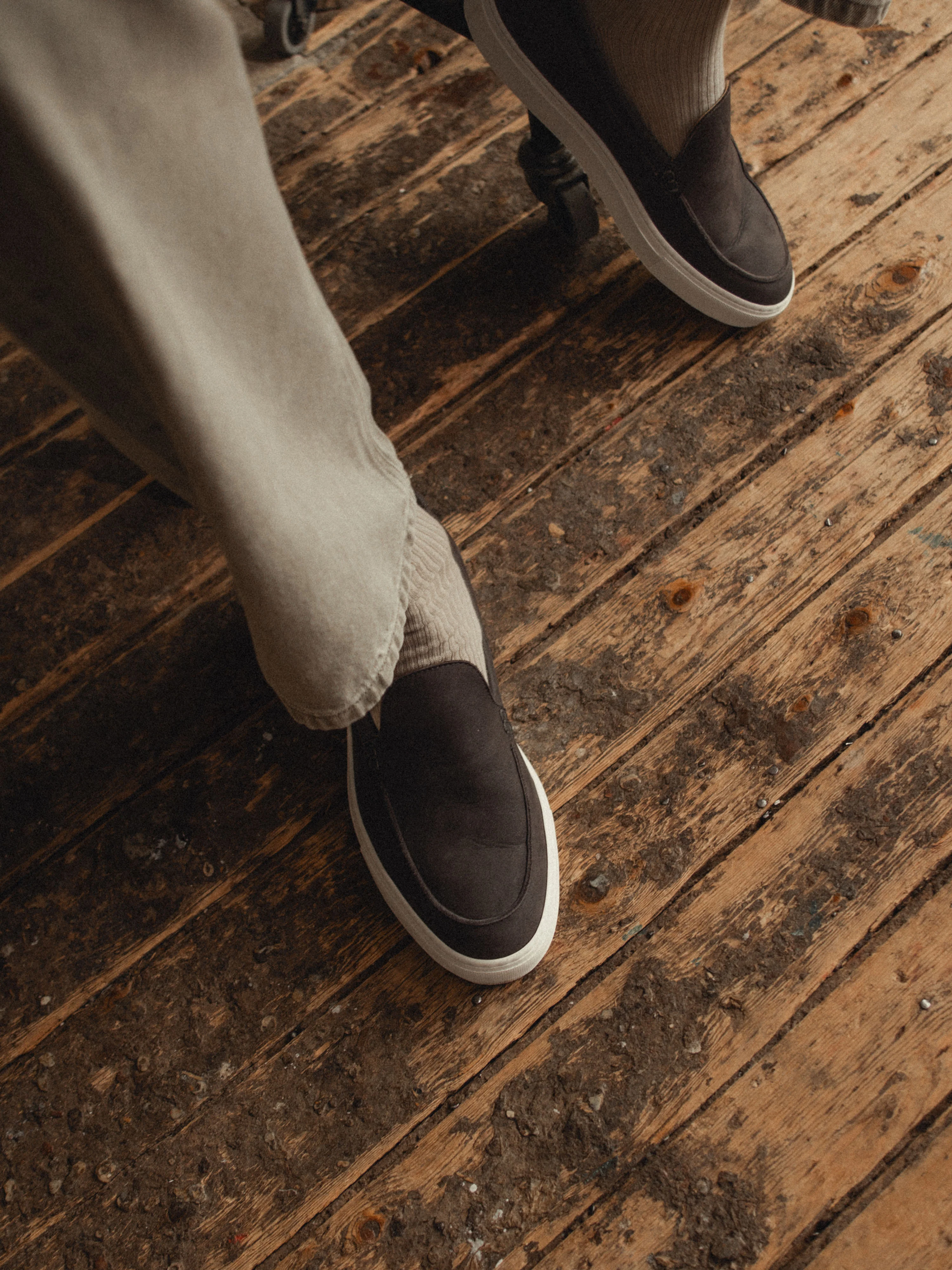 Lido Nubuck Loafer in Obsidian - Image 8