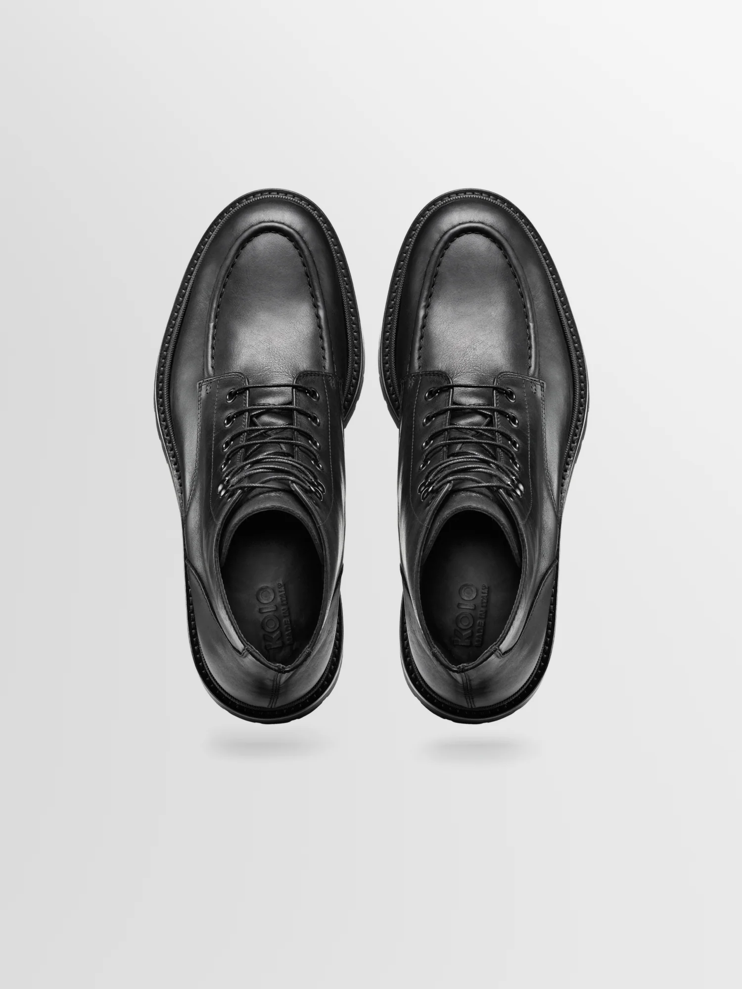 Milo Leather Boot in Nero - Image 3