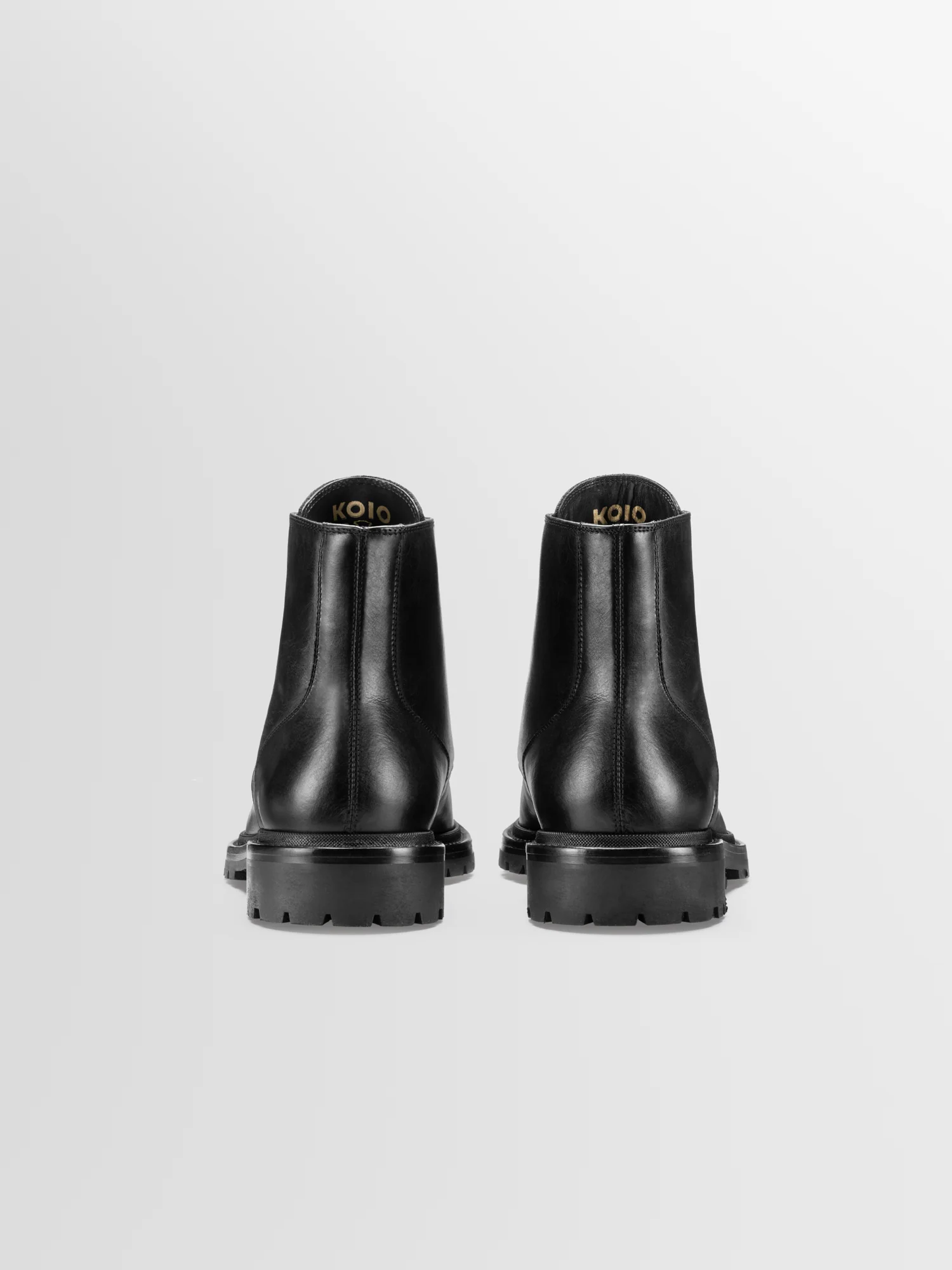 Milo Leather Boot in Nero - Image 4