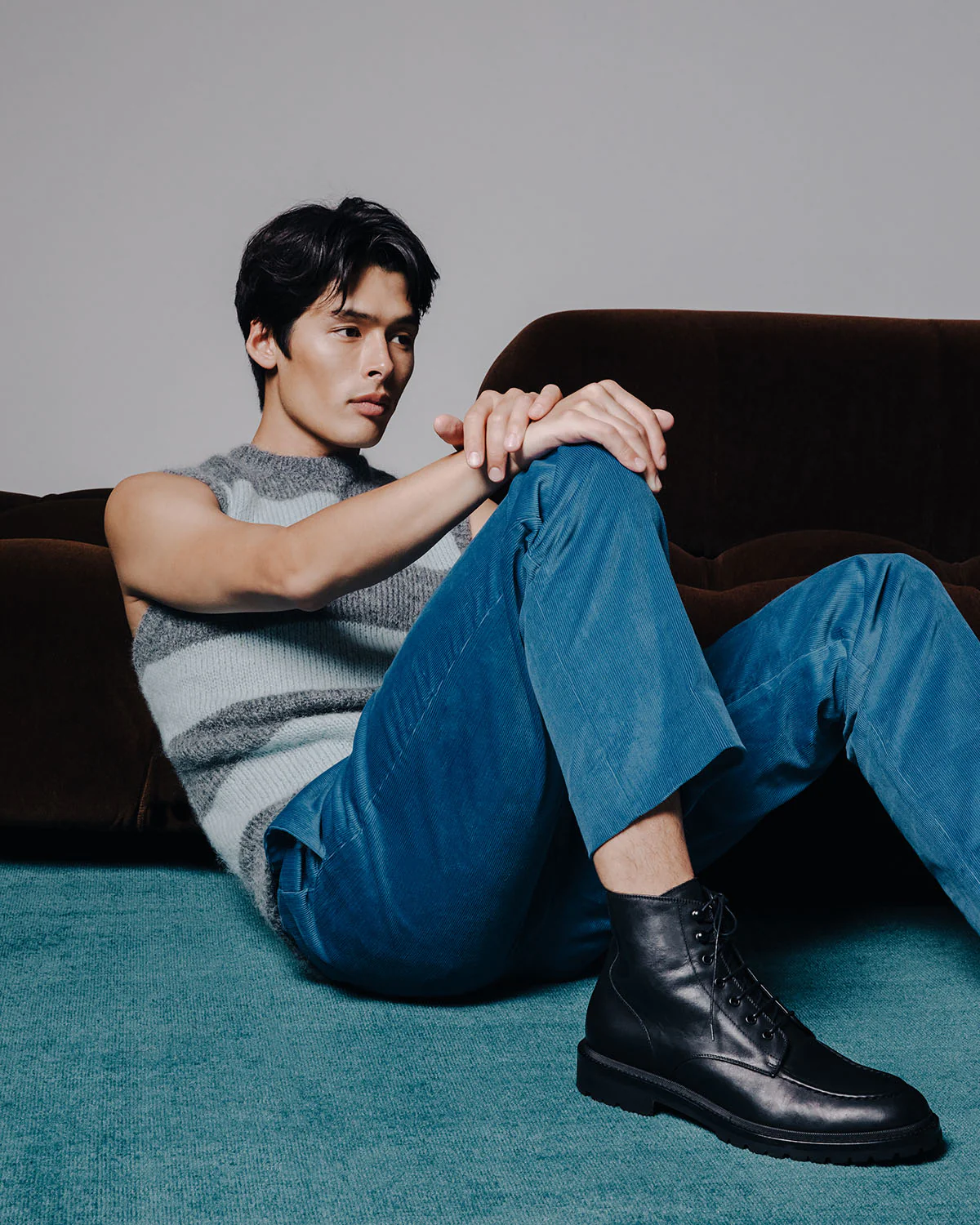 Milo Leather Boot in Nero - Image 7