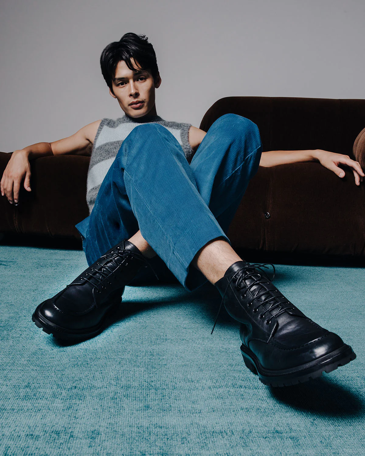 Milo Leather Boot in Nero - Image 8