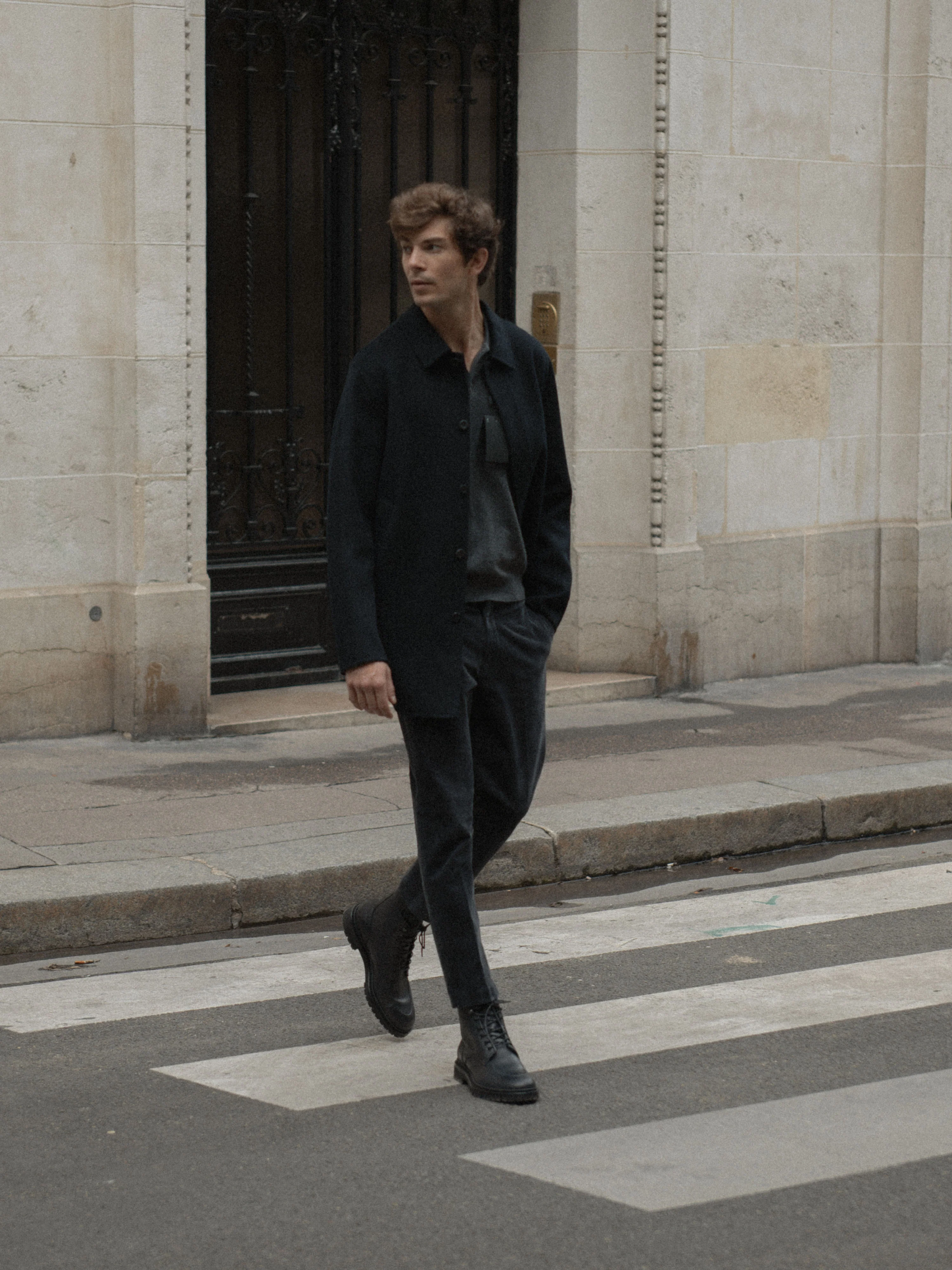 Milo Leather Boot in Nero - Image 9