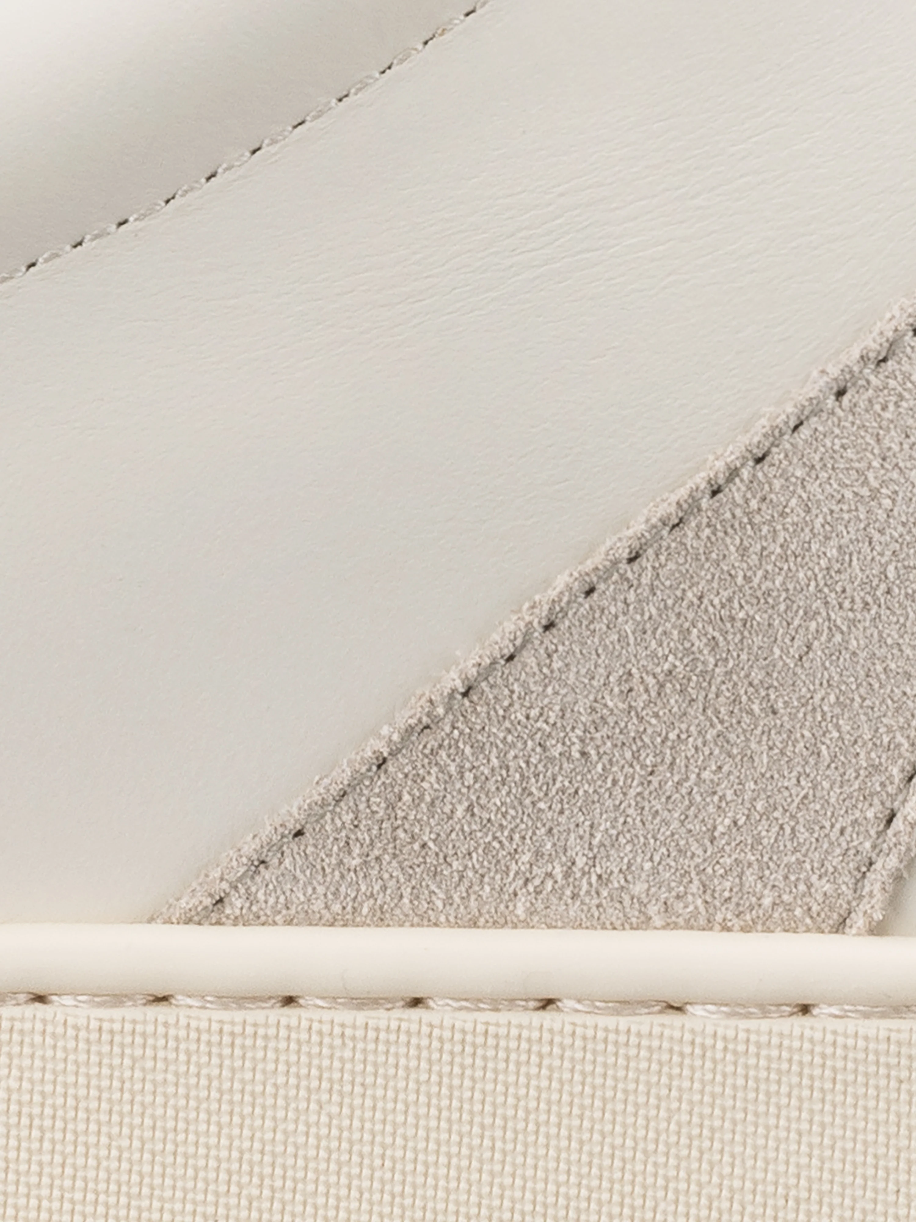 Monza Leather & Suede Sneaker in Bone - Image 5