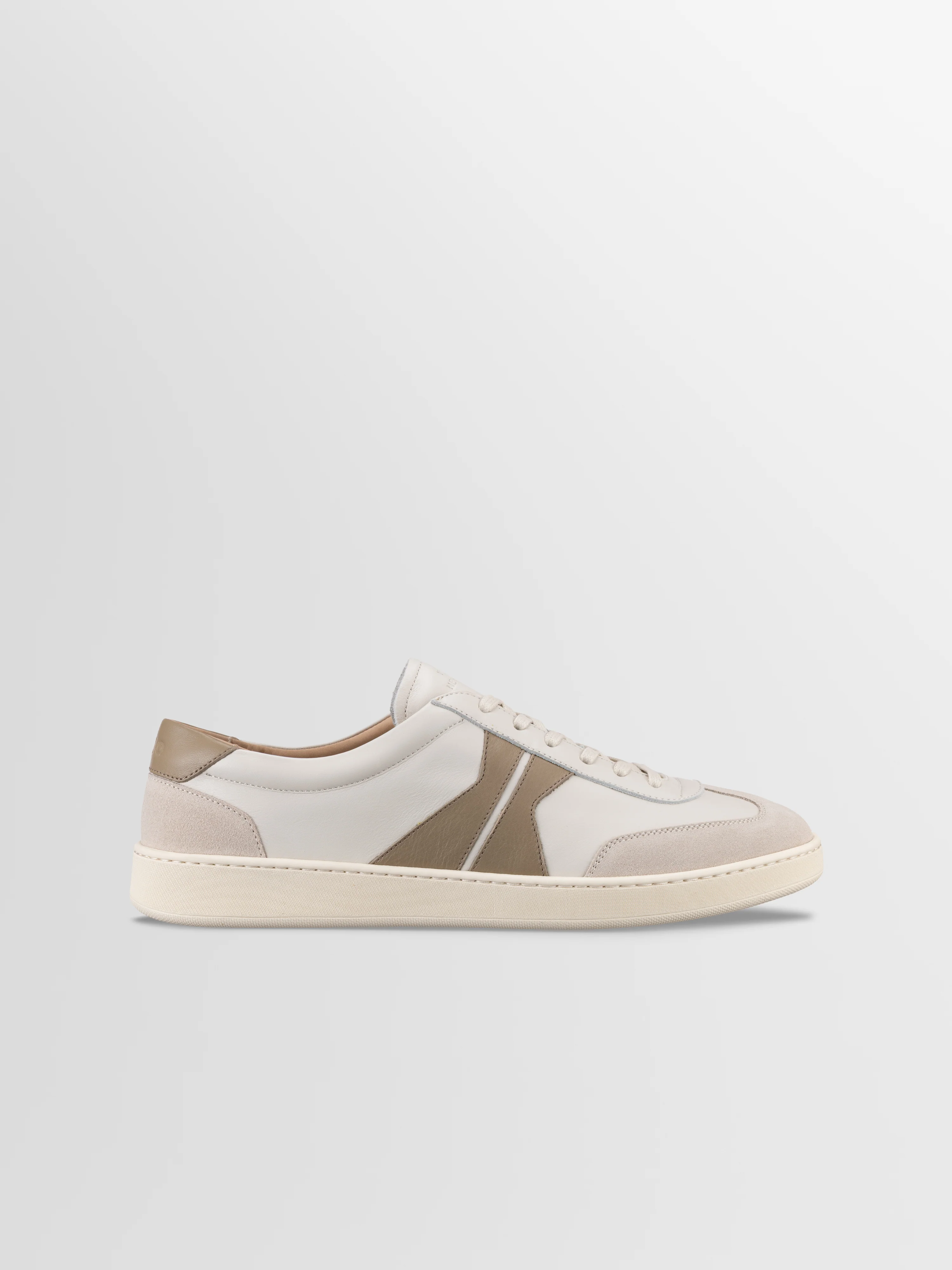 Monza Leather Sneaker in Latte