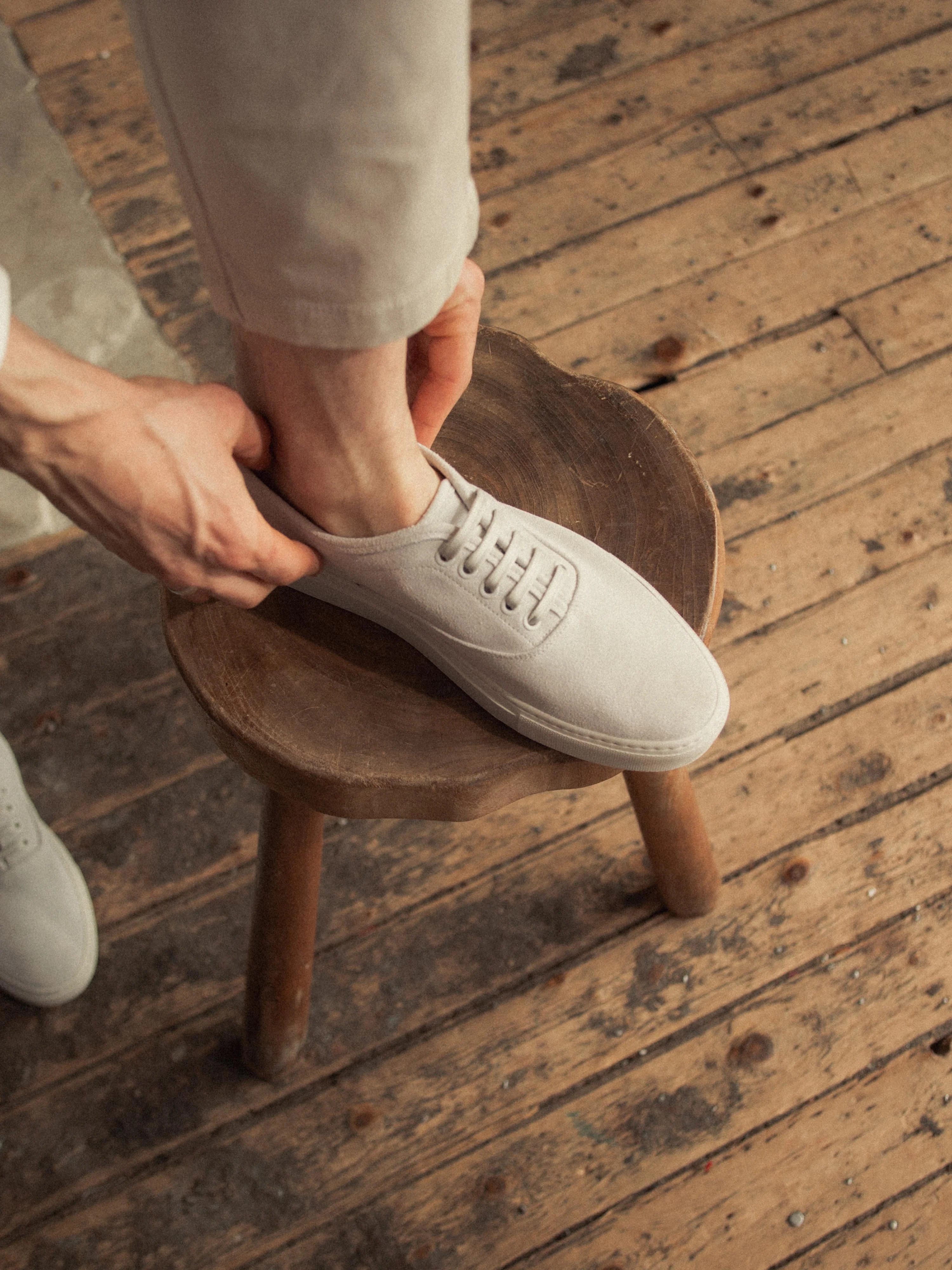 Portofino Suede Sneaker in Cirrus - Image 8