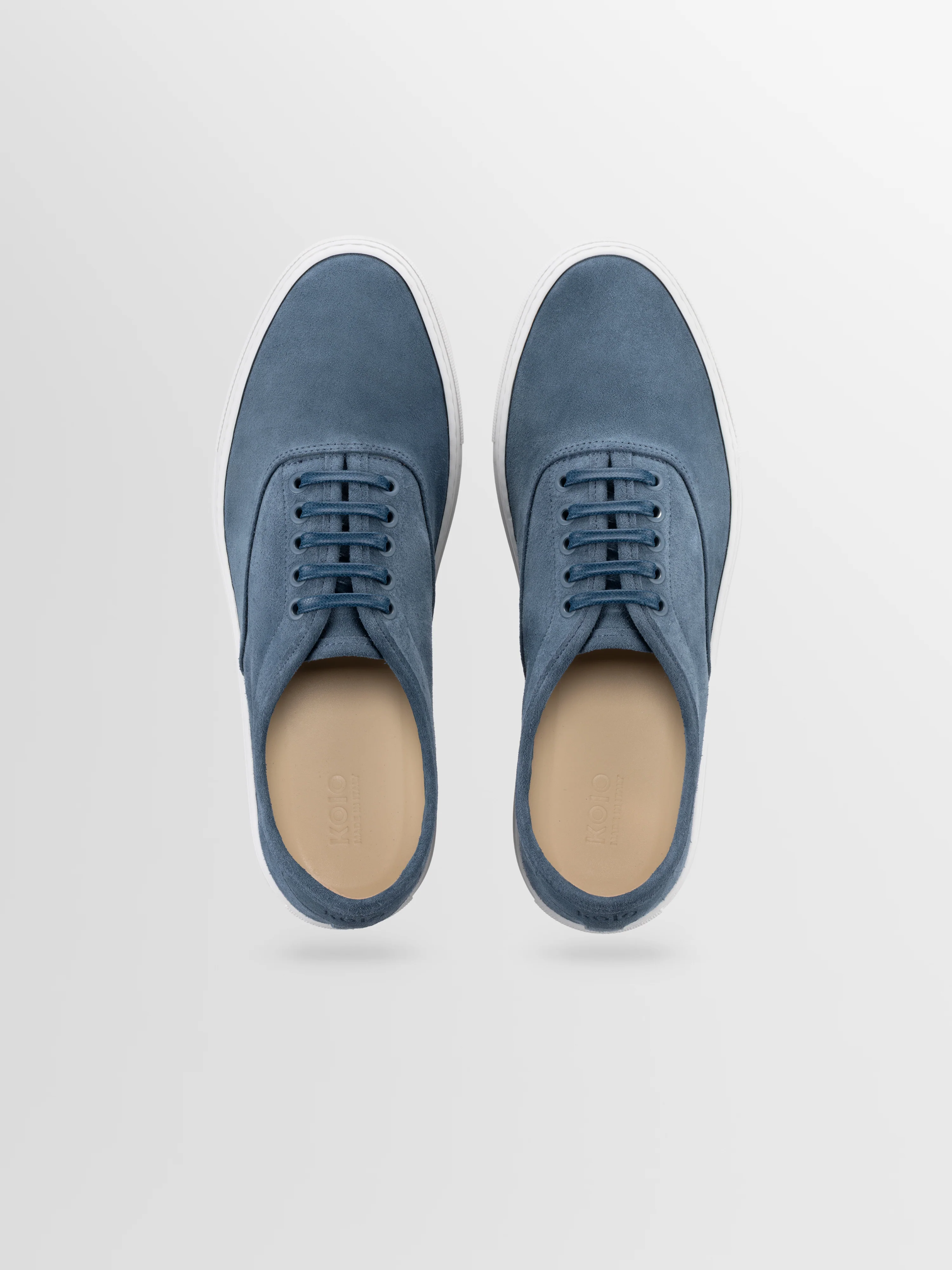 Portofino Suede Sneaker in Sky - Image 3