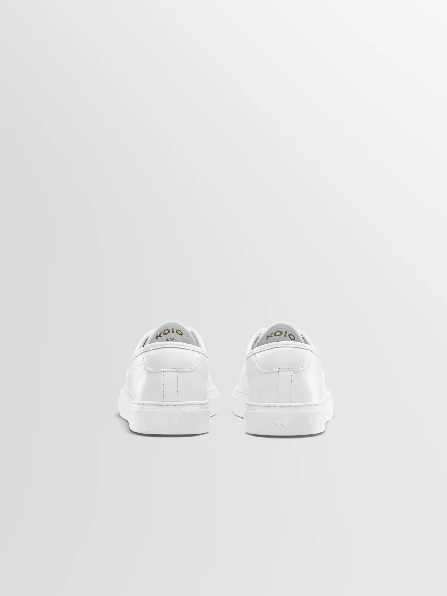 Portofino Leather Sneaker in Triple White - Image 4